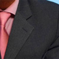 man with suit pink